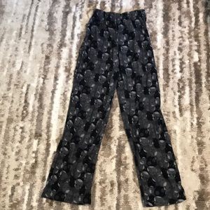Skull pajama pants